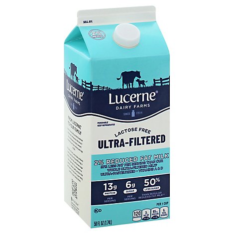 Lucerne Milk 2% Reduced Fat Ultra Filtered - 59 FZ