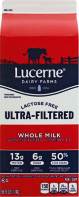 Lucerne Milk Whole Ultra Filtered - 59 FZ - Image 6