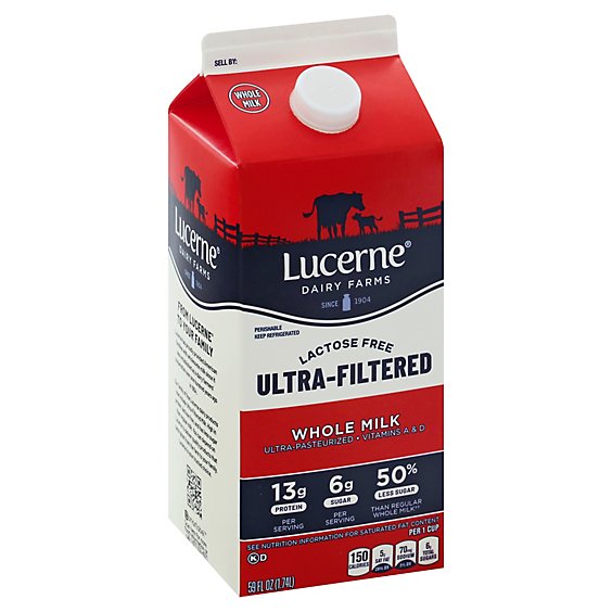 Lucerne Milk Whole Ultra Filtered - 59 FZ