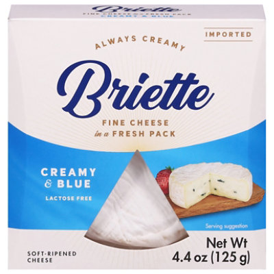 Briette Cheese Brie Creamy Blue - 4.4 OZ - Image 1