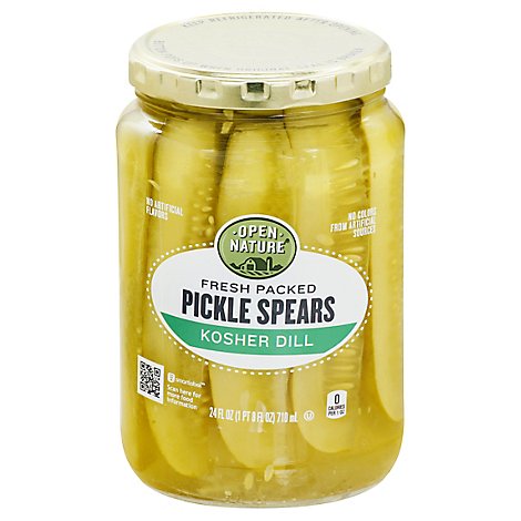 Open Nature Dill Pickle Spears - 24 FZ