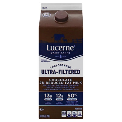 Lucerne Chocolate Milk Reduced Fat Ultra Filtered - 59 FZ - Image 3