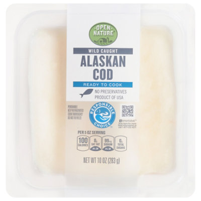 Open Nature Alaskan Cod Wild Fillets - 10 OZ - Image 4