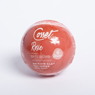 Cosset Bath Bomb Rosie - 8 OZ - Image 1