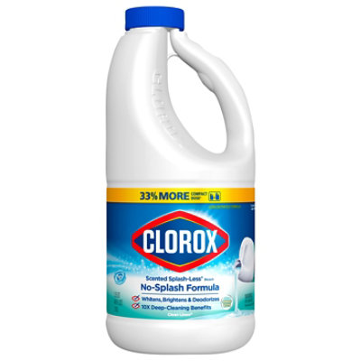  Clorox Splash-less Liquid Bleach Clean Linen - 40 OZ 