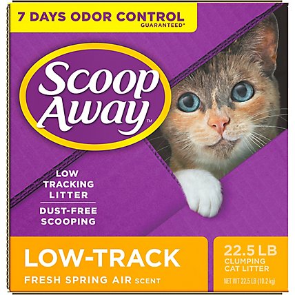 Scoop Away Low Track Cat Litter Fresh Spring - 22.5 LB - Image 4