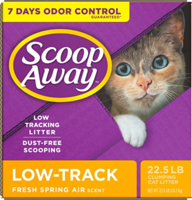 Scoop Away Low Track Cat Litter Fresh Spring - 22.5 LB - Image 4