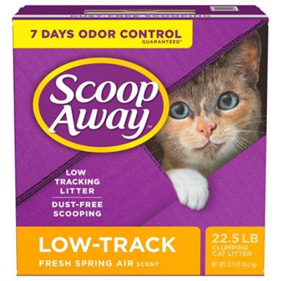 Scoop Away Low Track Cat Litter Fresh Spring - 22.5 LB
