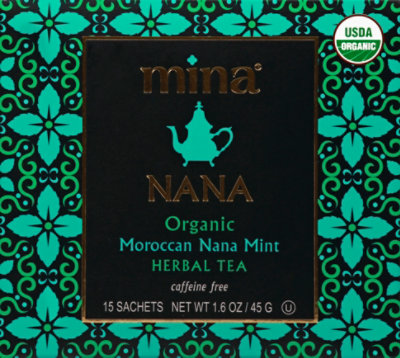 Mina Tea Moroccan Mint Org - 15 CT - Image 2