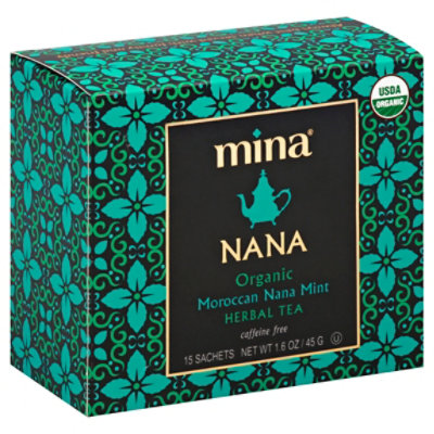 Mina Tea Moroccan Mint Org - 15 CT - Image 1