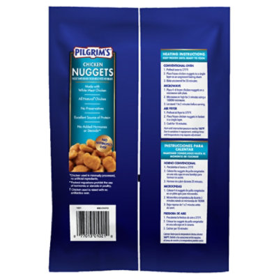 Pilgrims Chicken Nuggets Frozen Fully Cooked - 24 OZ - Image 2