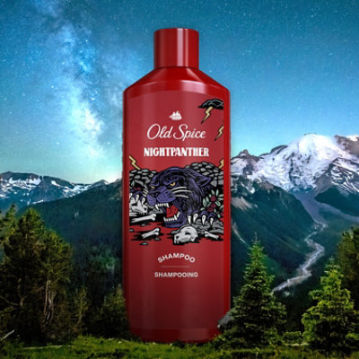 Old Spice Shampoo Nightpanther - 13.5 Fl. Oz. - Image 5