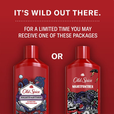 Old Spice Shampoo Nightpanther - 13.5 Fl. Oz. - Image 4