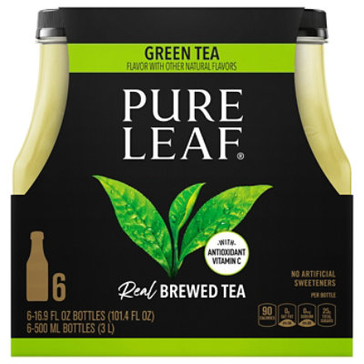 Pure Leaf Iced Tea Green Tea 16.9 Fluid Ounce Pet Bottle 6 Pack - 6-16.9 OZ - Image 2