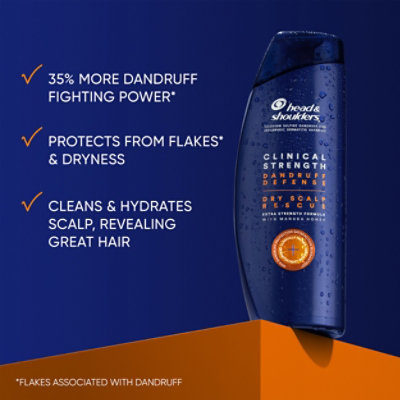 Head & Shoulders Clinical Dry Scalp Rescue Shampoo - 13.5 Fl. Oz. - Image 2