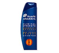 Head & Shoulders Shampoo Clinical Strength Dandruff Defense Dry Scalp Rescue - 13.5 Fl. Oz.
