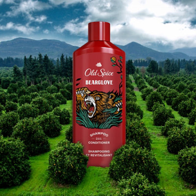 Old Spice Shampoo & Conditioner 2in1 Bearglove - 13.5 Fl. Oz. - Image 4