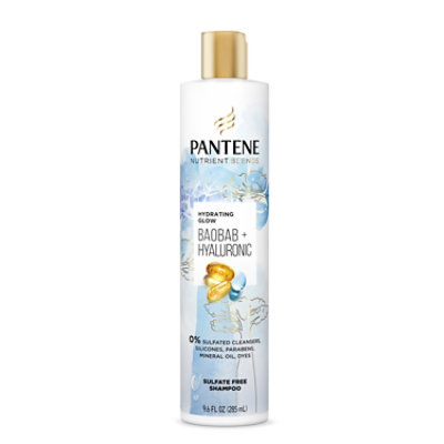 Pantene Pro V Shampoo Hydrating Glow Sulfate Free With Baobab Essence - 9.6 Fl. Oz. - Image 8