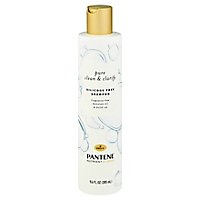 Pantene Pure Clean & Clarify Silicone Free Fragrance Free Shampoo - 9.6 Fl. Oz. - Image 3
