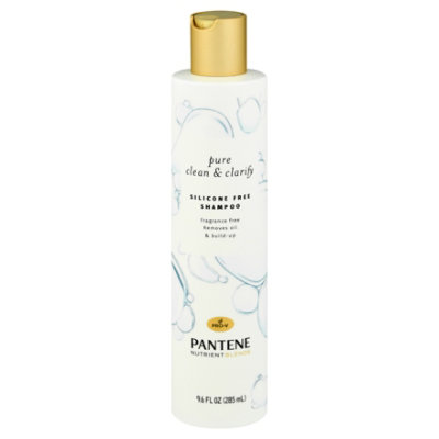 Pantene Pure Clean & Clarify Silicone Free Fragrance Free Shampoo - 9.6 Fl. Oz.