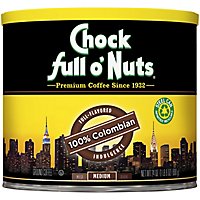 Chock full o Nuts 100% Columbian Ground Coffee Canister - 24 OZ - Image 5