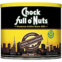 Chock full o Nuts 100% Columbian Ground Coffee Canister - 24 OZ - Image 2