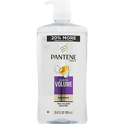 Pantene Pro V Sheer Volume Shampoo - 30.4 FZ - Image 2