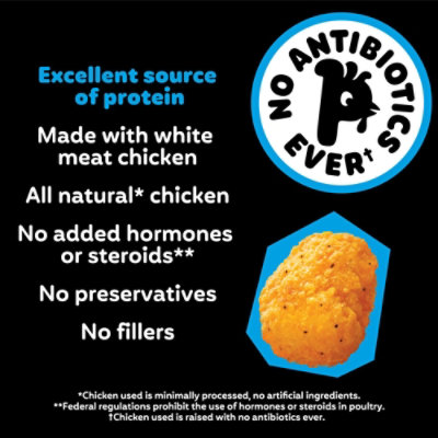 Pilgrim's Mini Nugget Shaped Breaded Chicken Breast Patties With Rib Meat - 24 Oz - Image 5