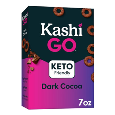 Kashi GO KETO Friendly Vegan Protein Dark Cocoa Breakfast Cereal