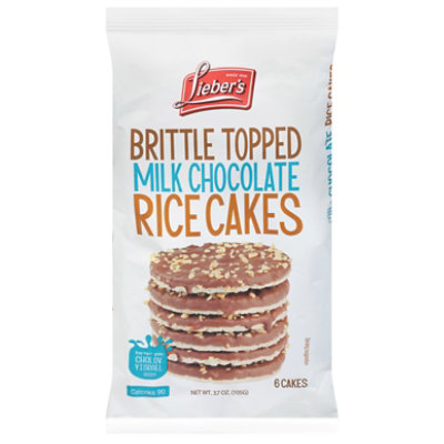 Liebers Rice Cakes Milk Choc Brittle Topping - 3.7OZ - Image 3