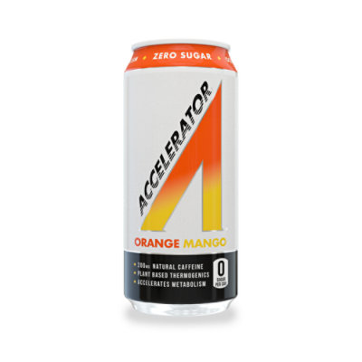 Orange mango energy drink