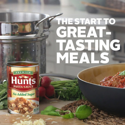 Hunt's No Added Sugar Premium Pasta Sauce - 24 Oz - Image 2