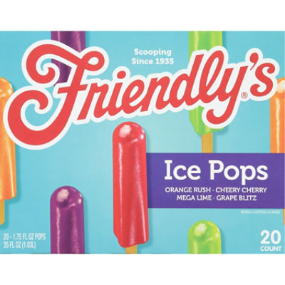 Friendly's Ice Pops Box - 20 Count - Image 1