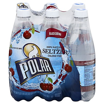 Polar Seltzer Cherry Black - 6-16.9 FZ - Image 3