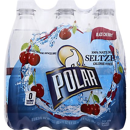 Polar Seltzer Cherry Black - 6-16.9 FZ - Image 6
