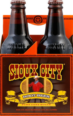 Sioux City Soda Root Beer - 4-12 FZ - Image 2