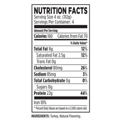 Shady Brook Farms 93% Lean 7% Fat Ground Turkey Tray - 1 Lb - Image 3