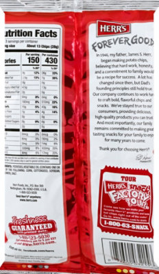 Herrs Regular Potato Chips - 2.75 OZ - Image 5