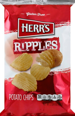 Herrs Regular Potato Chips - 2.75 OZ - Image 2