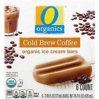 O Organics Ice Cream Bar Cold Brew Coffee - 6-2.45 FZ - Image 2