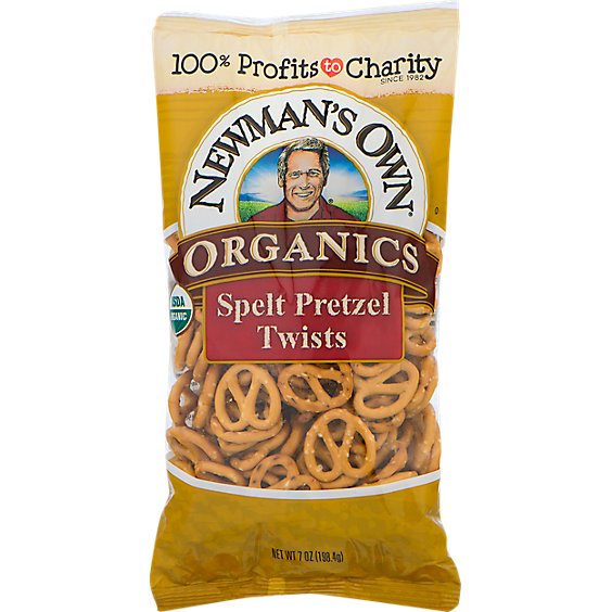 Newmans Own Organic Spelt Pretzel - 7 OZ