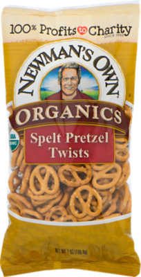 Newmans Own Organic Spelt Pretzel - 7 OZ - Image 1