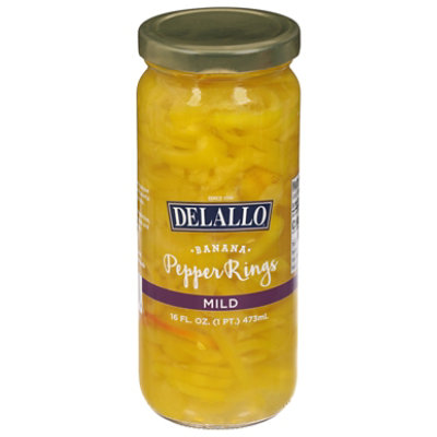 Delallo Banana Pepper Ring Mild - 16 OZ - Image 3