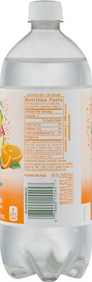 Canada Dry Mandarin Orange Sparkling Seltzer Water Bottle - 1 Liter - Image 8