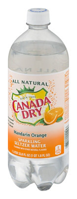 Canada Dry Mandarin Orange Sparkling Seltzer Water Bottle - 1 Liter - Image 5