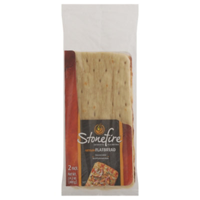 Stonefire White Flat Bread 2 Count - 14.1 OZ - Image 3