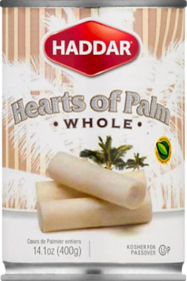 Haddar Hearts Of Palm Whole - 14 OZ - Image 2