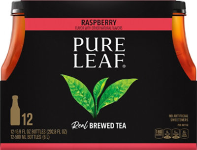 Pure Leaf Iced Tea Raspberry 16.9 Fluid Ounce Pet Bottle 12 Pack - 12-16.9 FZ - Image 2