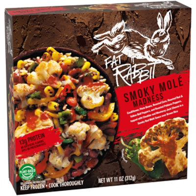 Fat Rabbit Smoky Mole Madness with Roasted Vegetables Frozen Meal - 11 Oz - Image 4