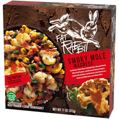 Fat Rabbit Smoky Mole Madness with Roasted Vegetables Frozen Meal - 11 Oz - Image 5